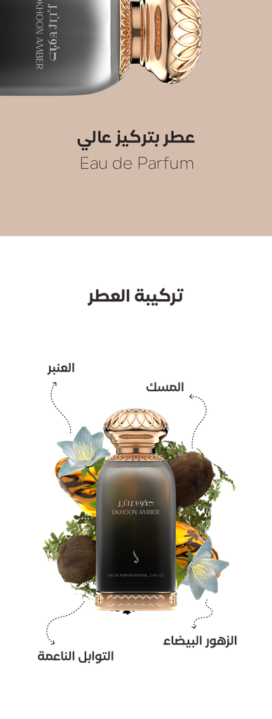 عطر دخون عنبر من دخون الإماراتية