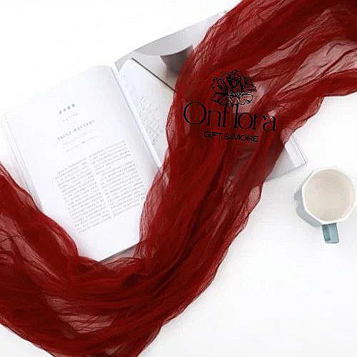 [6] تغليف شيفون احمر