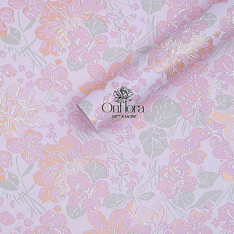 [6] تغليف ورق فاخر نقوش ورديه