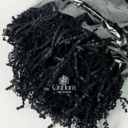 [6] قصاصات ورقيه ( قش صناعي ) اسود