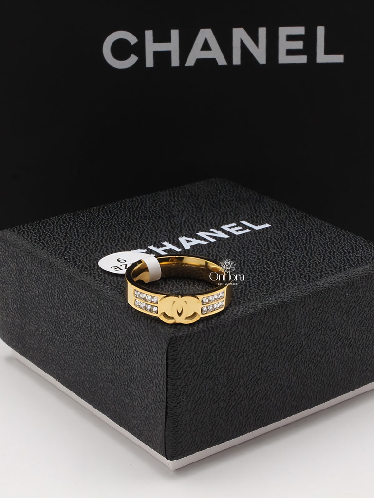 خاتم شانيل زركون CH طبق الأصل درجه أولى (بدون ملحقات, بدون تنسيق)