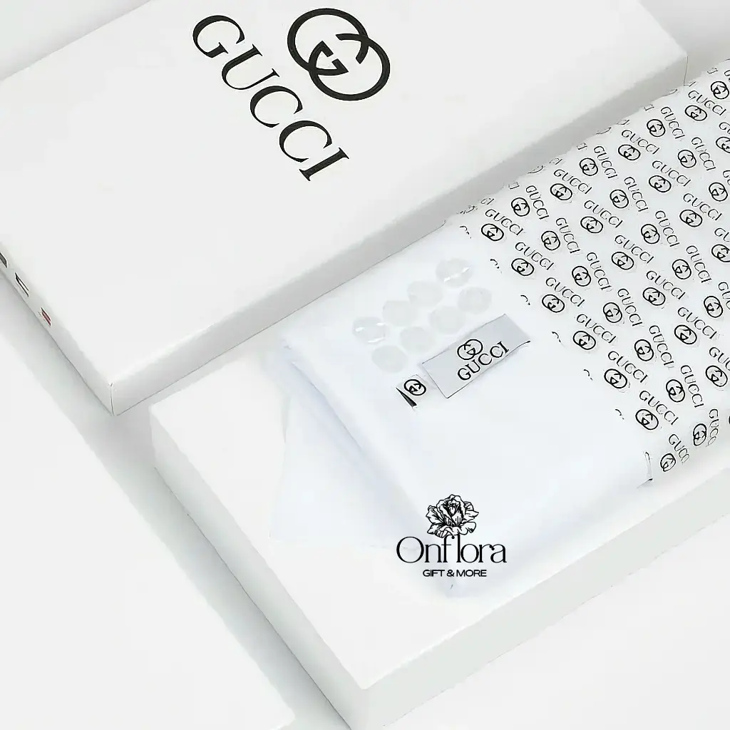 قماش قوتشي 2026 لون ابيض