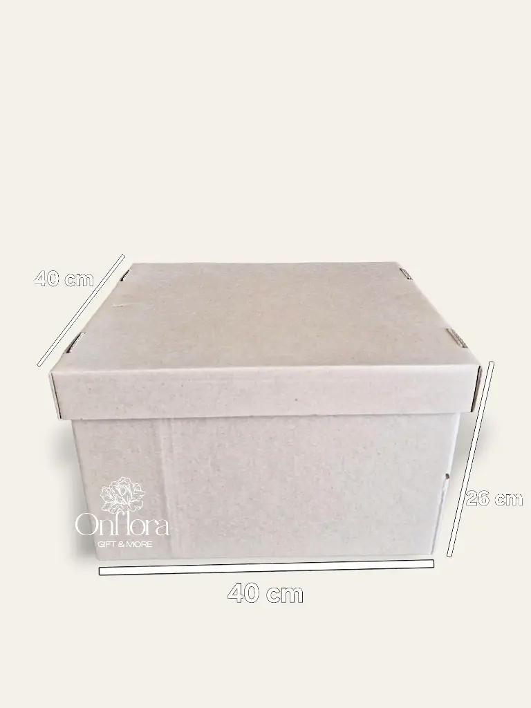 بوكس صندوق هدايا بني كرتوني 