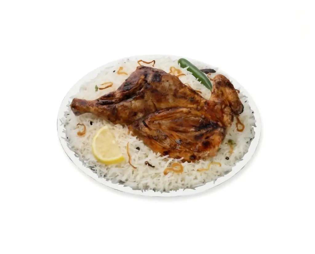 دجاج مشوي على الفحم