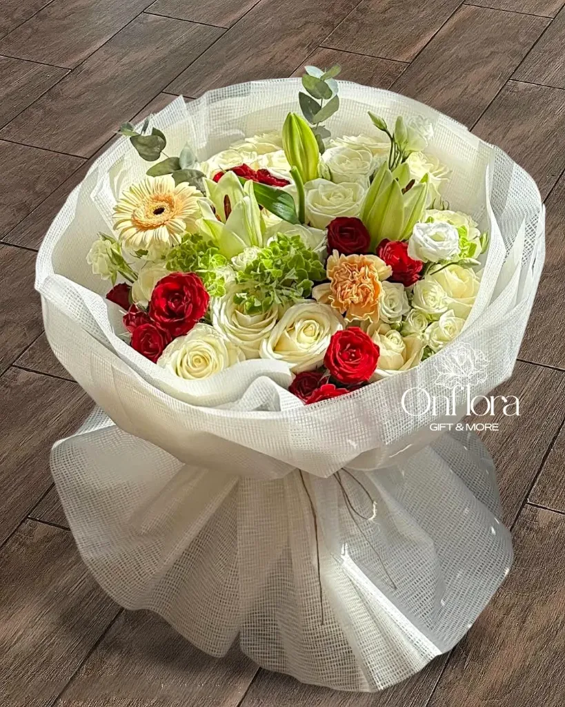 تنسيق باقة ورد