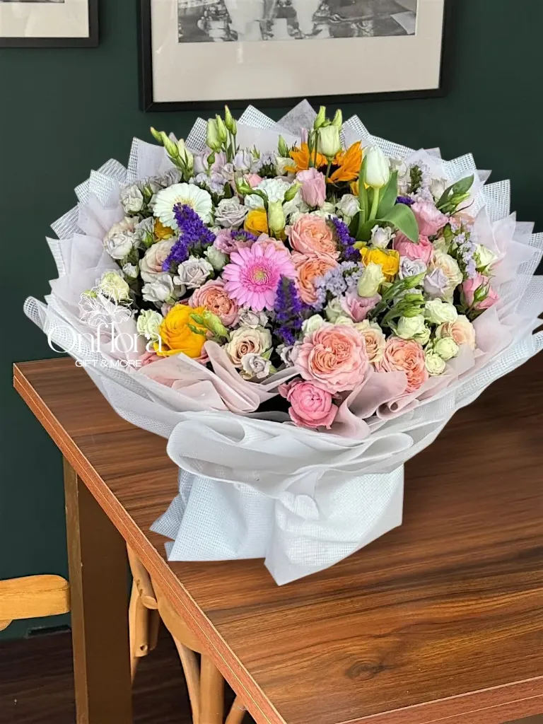 تنسيق باقة ورد