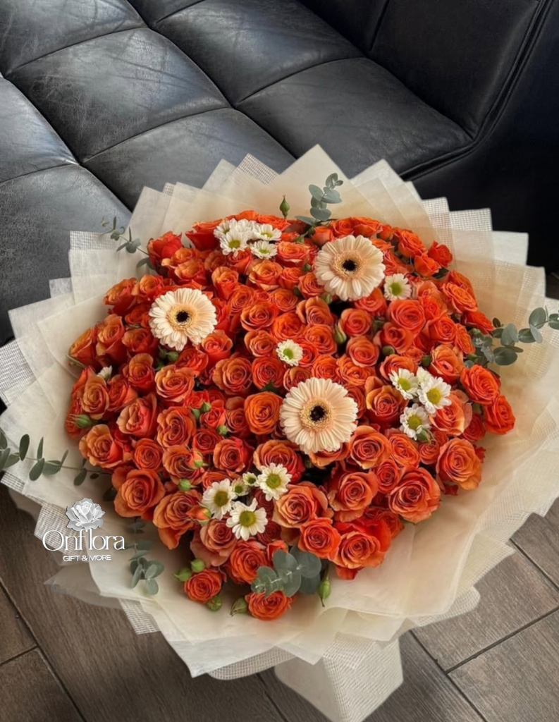 تنسيق باقة ورد