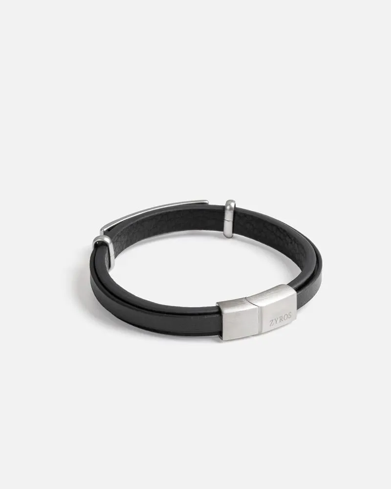 توفير اسوارة رجالية أنيقة من الجلد بلون أسود من زايروس خلال ساعه أو ربما أقل مناسب جداً لتقديمة كهديه