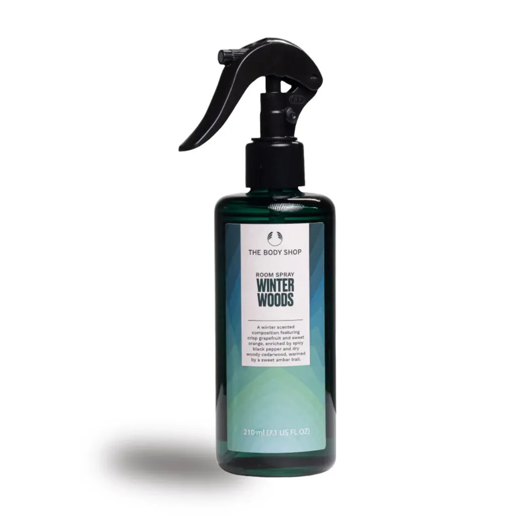 توفير معطر الجو من وينتر وود من ذا بودي شوب خلال ساعه أو ربما أقل مناسب جداً لتقديمة كهديه