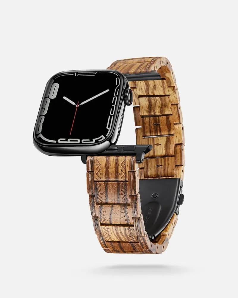 توفير سوار ساعة آبل من الخشب بتصميم أنيق من زايروس خلال ساعه أو ربما أقل مناسب جداً لتقديمة كهديه (بدون تنسيق)
