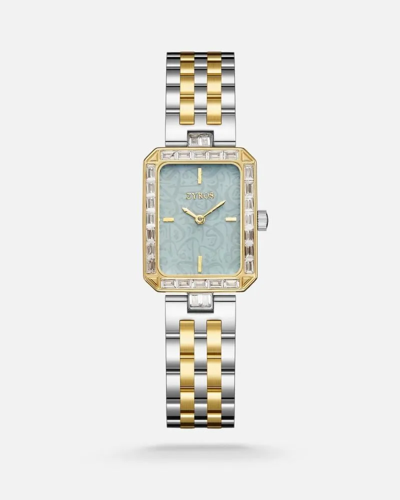 توفير ساعة مِسك النسائية ستيل بلون ذهبي وفضي من زايروس خلال ساعه أو ربما أقل مناسب جداً لتقديمة كهديه