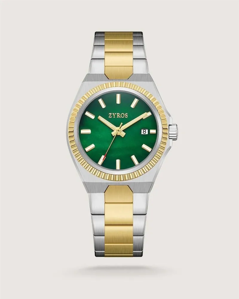 توفير ساعة نبض نسائية باللون الذهبي والفضي من زايروس خلال ساعه أو ربما أقل مناسب جداً لتقديمة كهديه (بدون تنسيق)