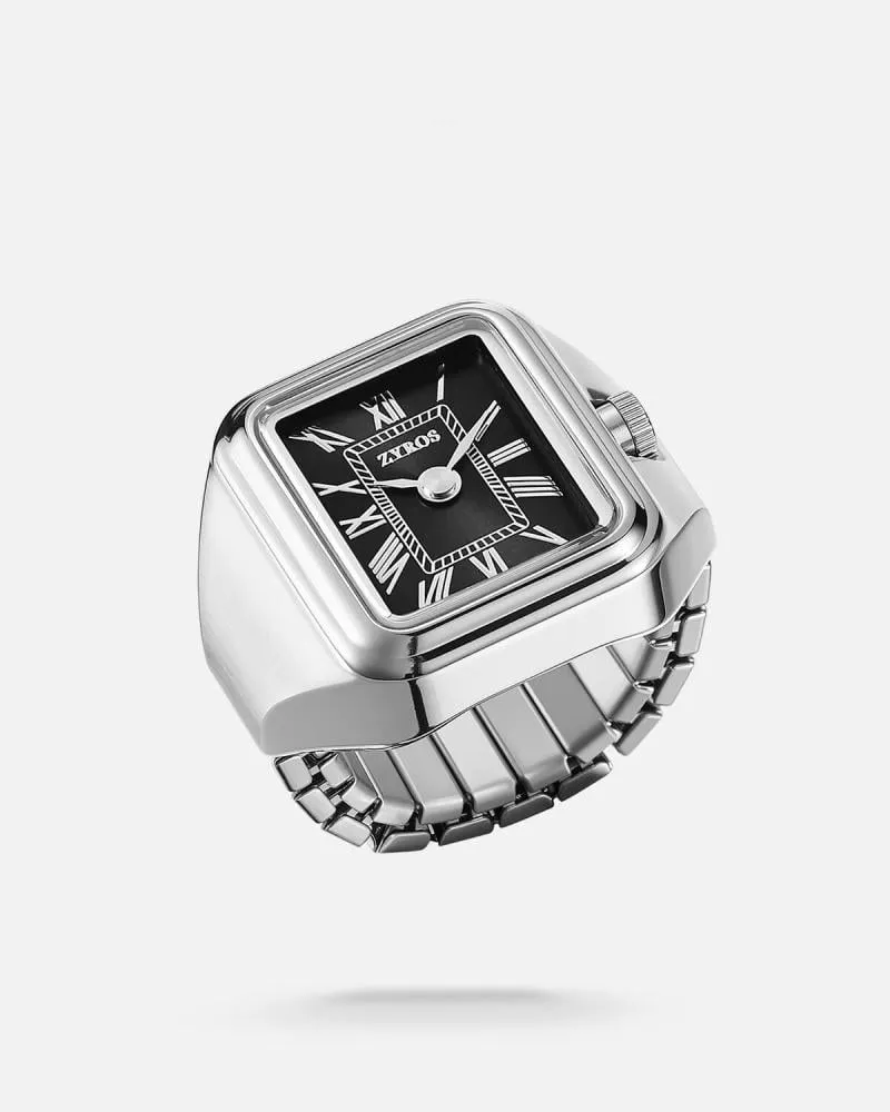 توفير ساعة الخاتم بتصميم مبتكر بلون فضي من زايروس خلال ساعه أو ربما أقل مناسب جداً لتقديمة كهديه (بدون تنسيق)