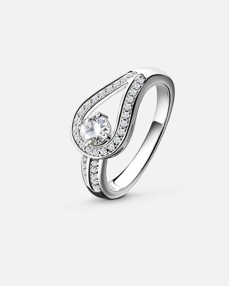 توفير خاتم نسائي أنيق بلون فضي من زايروس خلال ساعه أو ربما أقل مناسب جداً لتقديمة كهديه