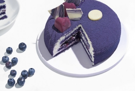 كيكة بلو فيلفت صغيرة من آني و داني