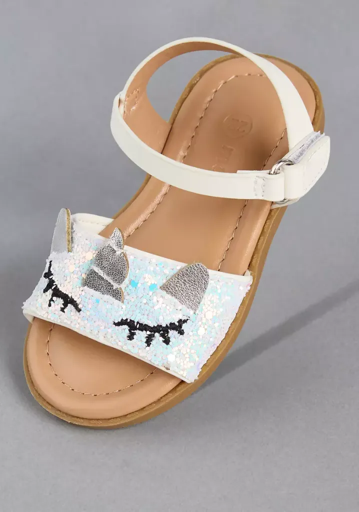 توفير ملابس صندل بشريط إغلاق لاصق وزينة يونيكورن ( من ماكس ) خلال ساعه أو ربما أقل مناسب جداً لتقديمة كهديه