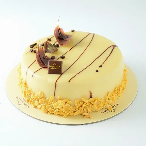 توفير كيكة نسكافيه وسط ( من مذاق الملكة ) خلال ساعه أو ربما أقل مناسب جداً لتقديمة كهديه