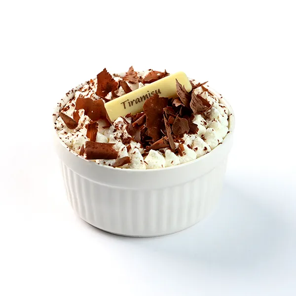 توفير فخار تراميسو صغير ( من مذاق الملكة ) خلال ساعه أو ربما أقل مناسب جداً لتقديمة كهديه