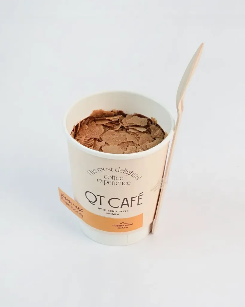 توفير كاسة كريب بودينغ ( من مذاق الملكة ) خلال ساعه أو ربما أقل مناسب جداً لتقديمة كهديه